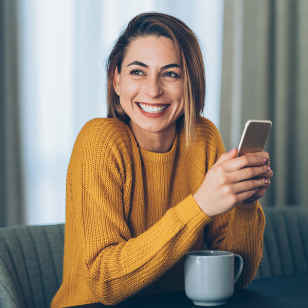 smiling young woman
